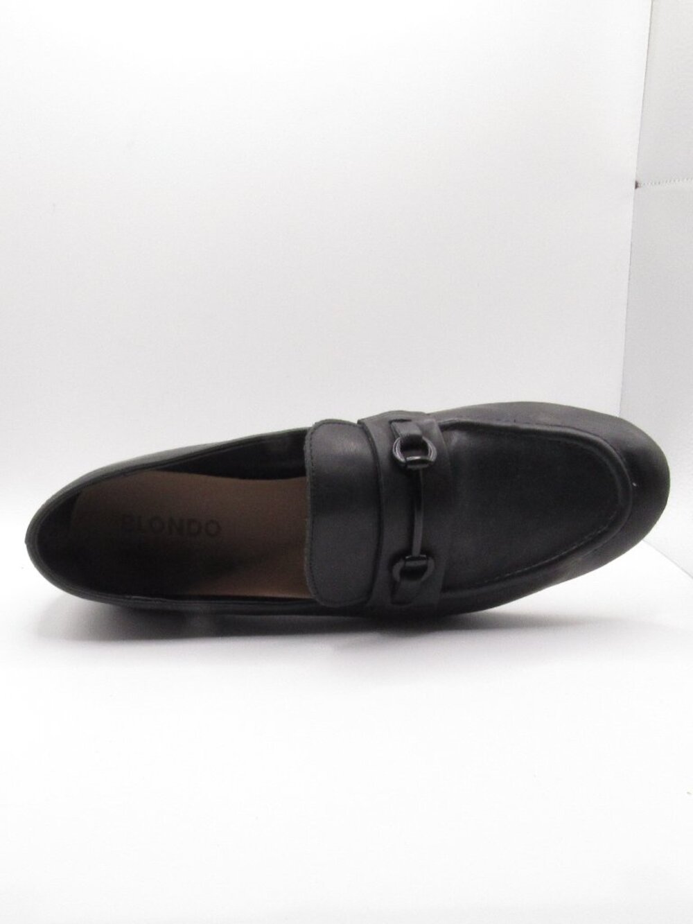 Blondo Black Blaire Leather Waterproof Horse Bit Loafers Size 10 Excellent Cond - Picture 10 of 12